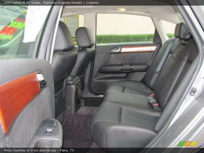 Diamond Graphite Metallic / Graphite 2007 Infiniti M 45 Sedan