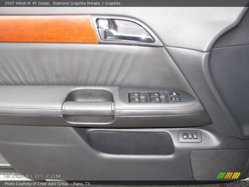 Diamond Graphite Metallic / Graphite 2007 Infiniti M 45 Sedan