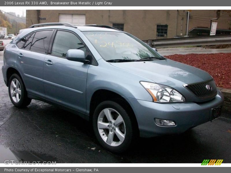 Breakwater Blue Metallic / Light Gray 2006 Lexus RX 330 AWD