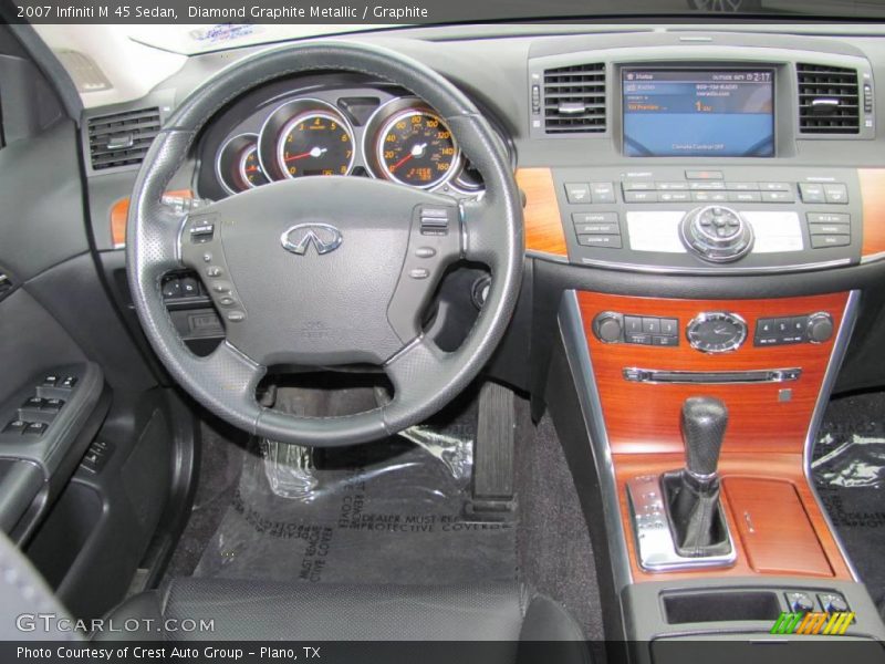Diamond Graphite Metallic / Graphite 2007 Infiniti M 45 Sedan