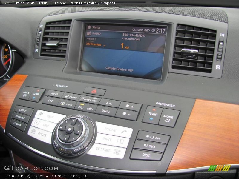 Diamond Graphite Metallic / Graphite 2007 Infiniti M 45 Sedan