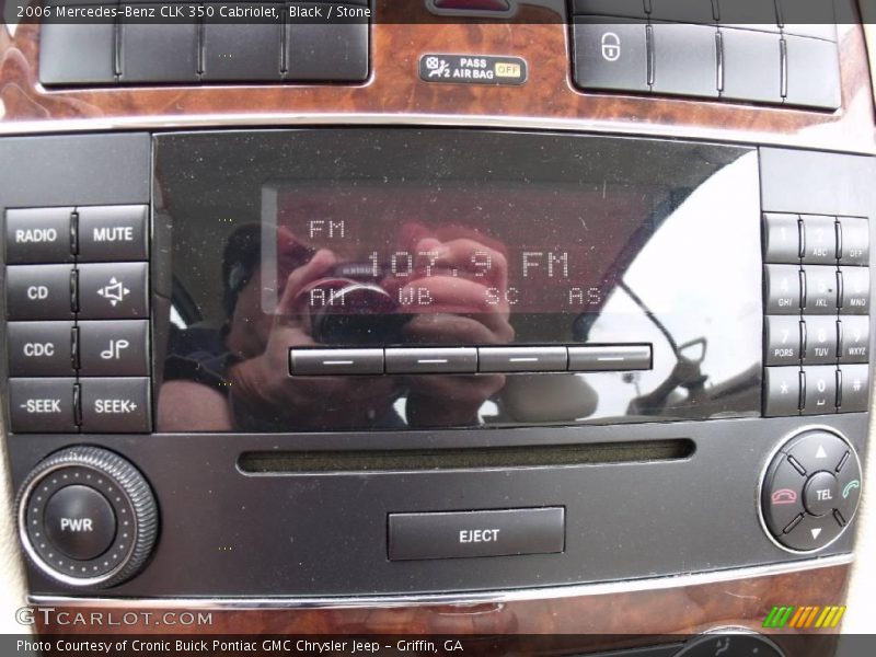Black / Stone 2006 Mercedes-Benz CLK 350 Cabriolet