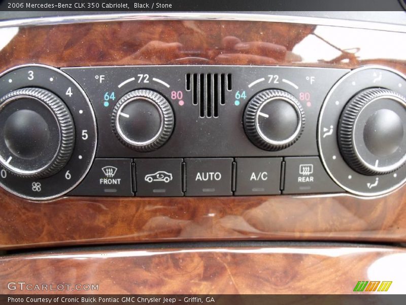 Black / Stone 2006 Mercedes-Benz CLK 350 Cabriolet