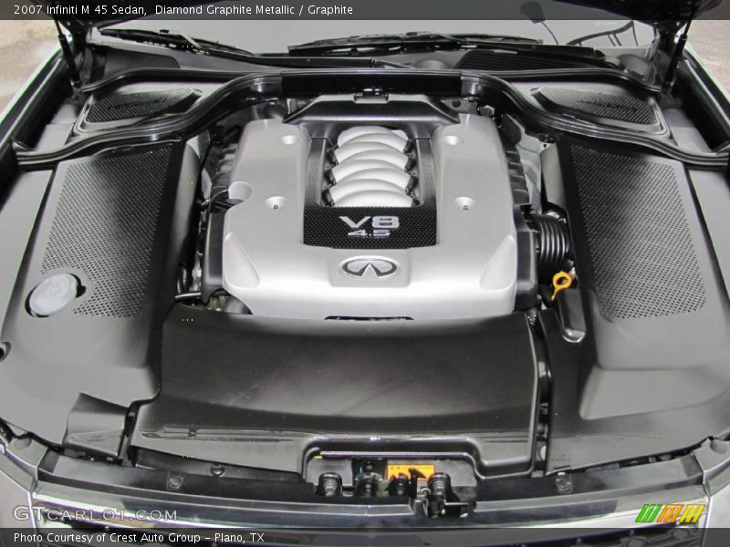 Diamond Graphite Metallic / Graphite 2007 Infiniti M 45 Sedan
