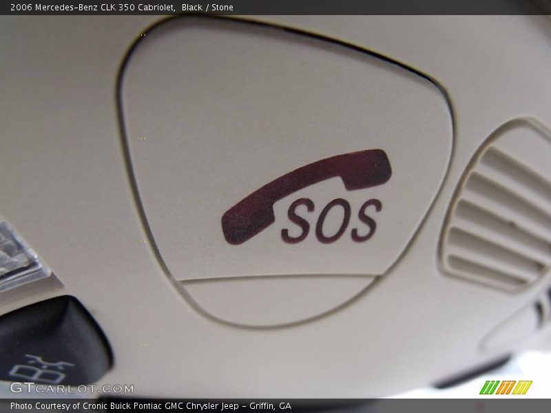 Black / Stone 2006 Mercedes-Benz CLK 350 Cabriolet