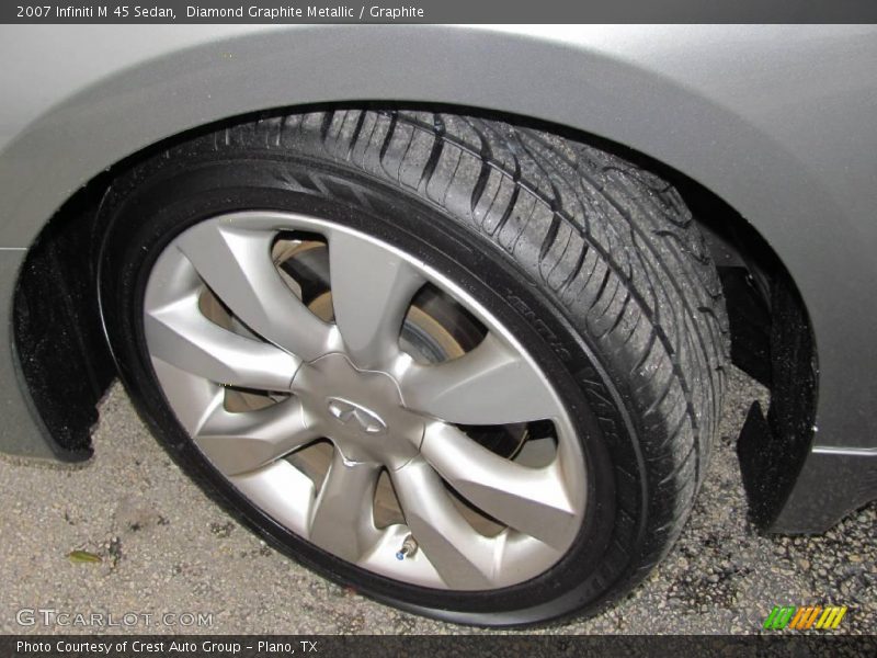 Diamond Graphite Metallic / Graphite 2007 Infiniti M 45 Sedan