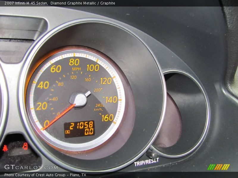 Diamond Graphite Metallic / Graphite 2007 Infiniti M 45 Sedan