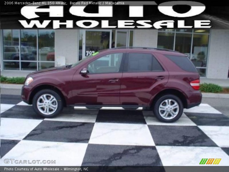 Barolo Red Metallic / Macadamia 2006 Mercedes-Benz ML 350 4Matic
