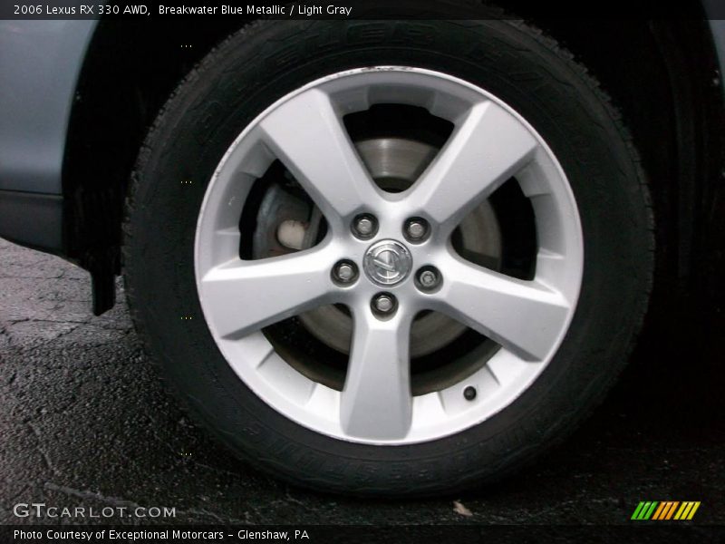 Breakwater Blue Metallic / Light Gray 2006 Lexus RX 330 AWD