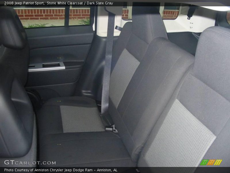 Stone White Clearcoat / Dark Slate Gray 2008 Jeep Patriot Sport