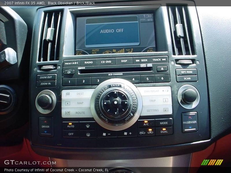 Black Obsidian / Brick/Black 2007 Infiniti FX 35 AWD