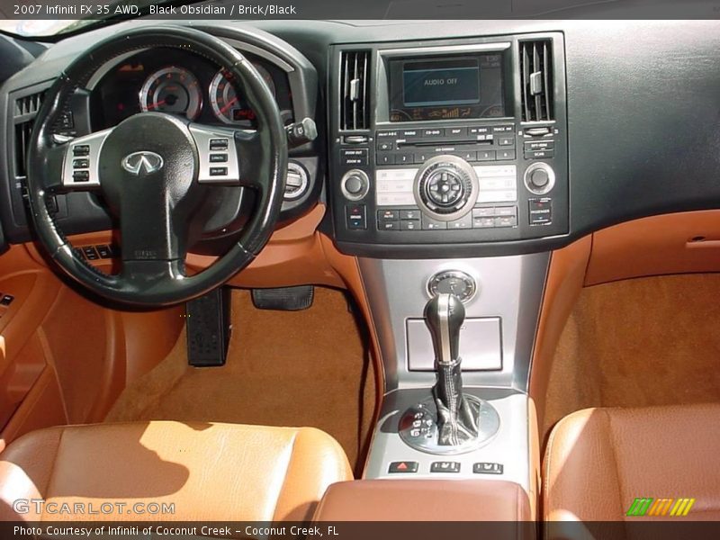 Black Obsidian / Brick/Black 2007 Infiniti FX 35 AWD