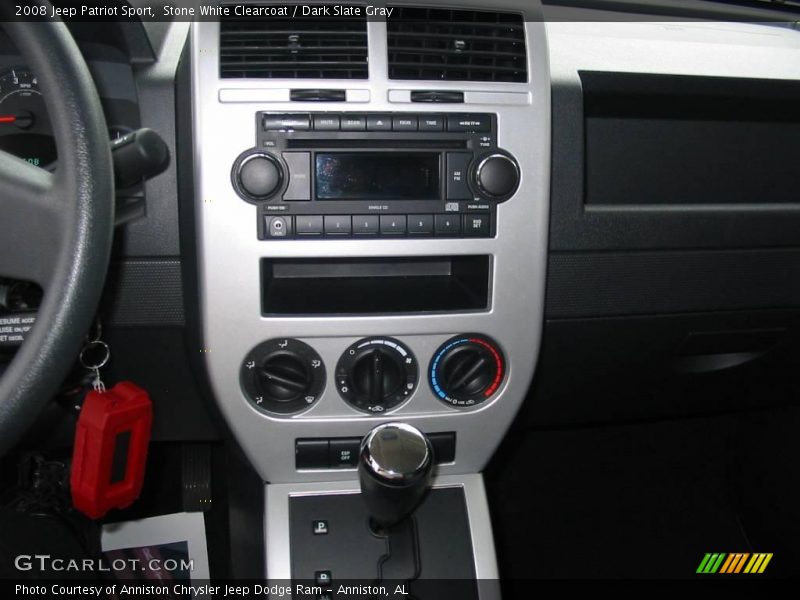 Stone White Clearcoat / Dark Slate Gray 2008 Jeep Patriot Sport