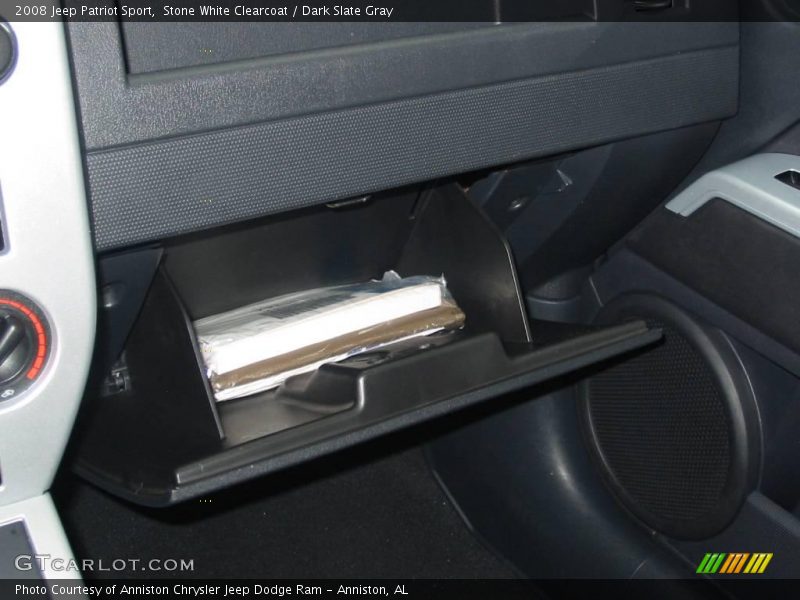 Stone White Clearcoat / Dark Slate Gray 2008 Jeep Patriot Sport