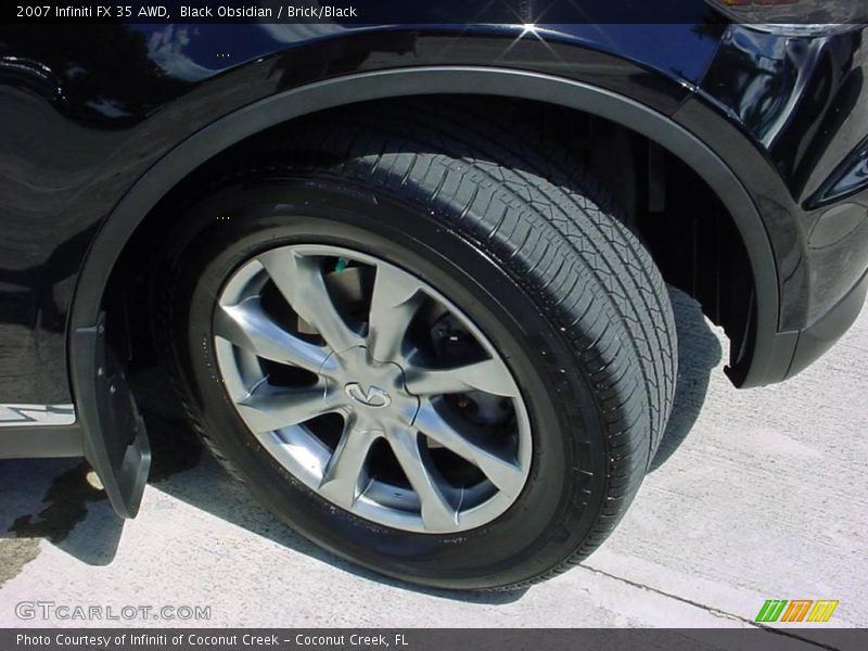 Black Obsidian / Brick/Black 2007 Infiniti FX 35 AWD