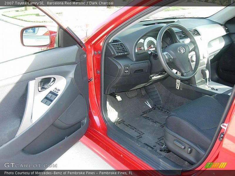 Barcelona Red Metallic / Dark Charcoal 2007 Toyota Camry SE