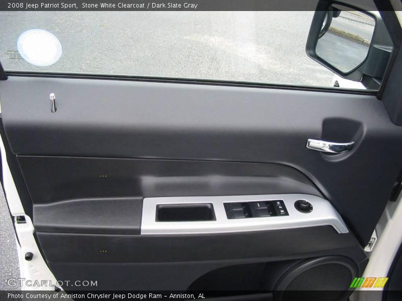 Stone White Clearcoat / Dark Slate Gray 2008 Jeep Patriot Sport