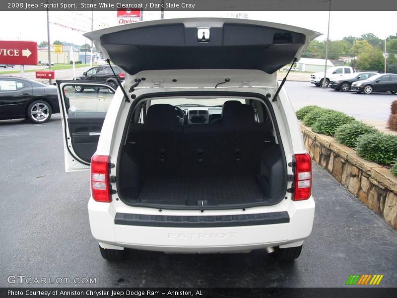 Stone White Clearcoat / Dark Slate Gray 2008 Jeep Patriot Sport