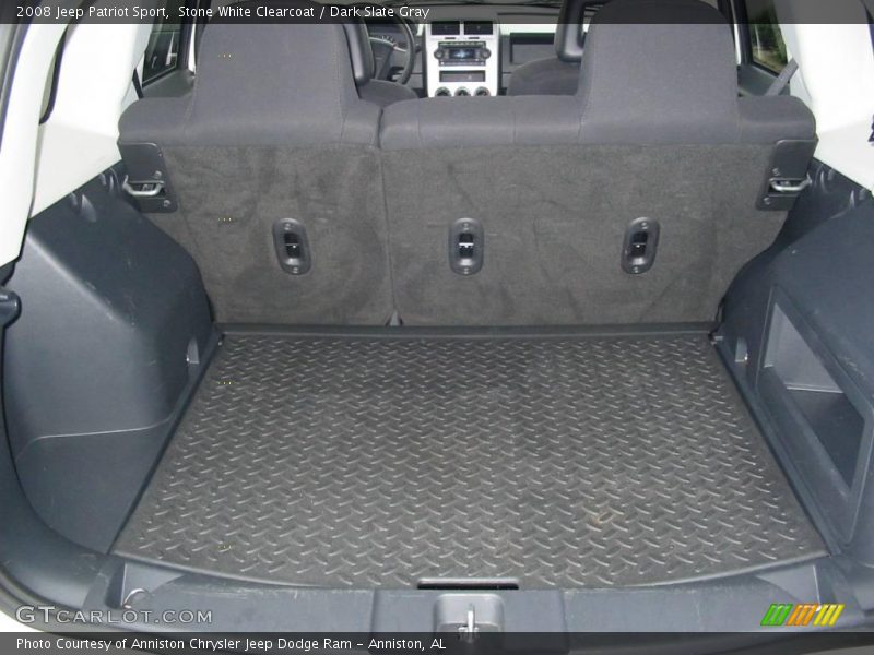 Stone White Clearcoat / Dark Slate Gray 2008 Jeep Patriot Sport