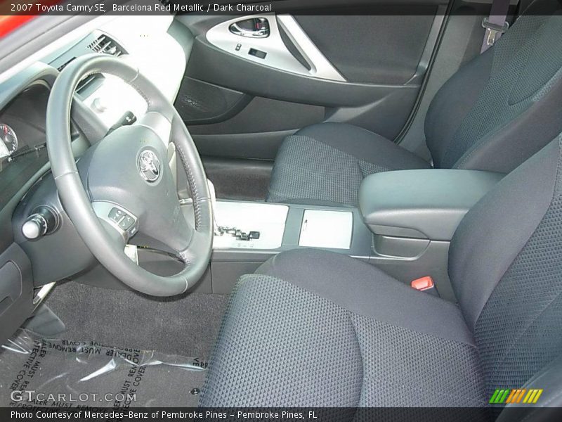 Barcelona Red Metallic / Dark Charcoal 2007 Toyota Camry SE
