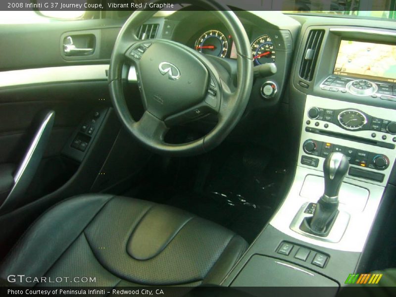 Vibrant Red / Graphite 2008 Infiniti G 37 Journey Coupe