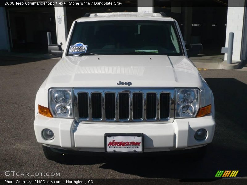 Stone White / Dark Slate Gray 2008 Jeep Commander Sport 4x4