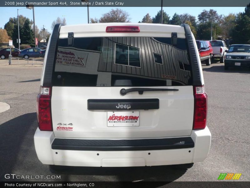 Stone White / Dark Slate Gray 2008 Jeep Commander Sport 4x4