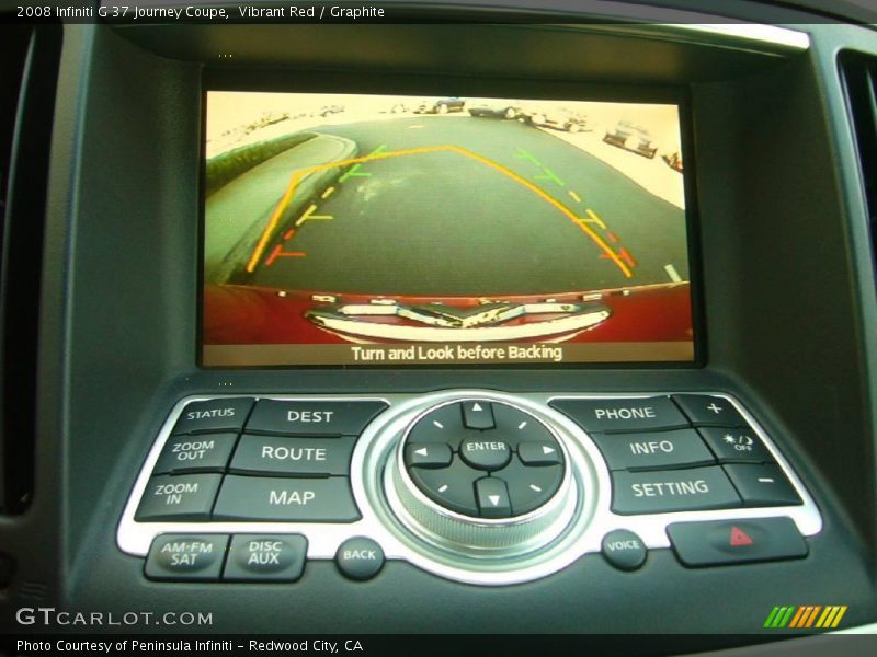 Vibrant Red / Graphite 2008 Infiniti G 37 Journey Coupe