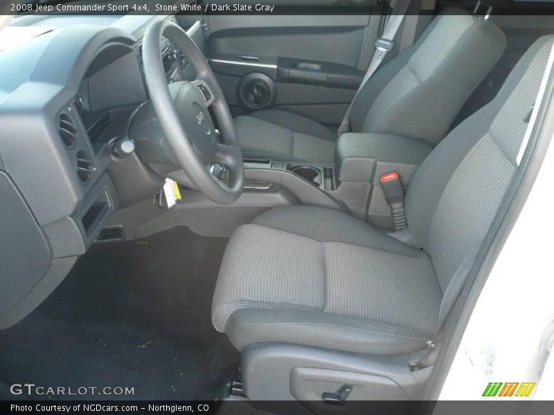 Stone White / Dark Slate Gray 2008 Jeep Commander Sport 4x4