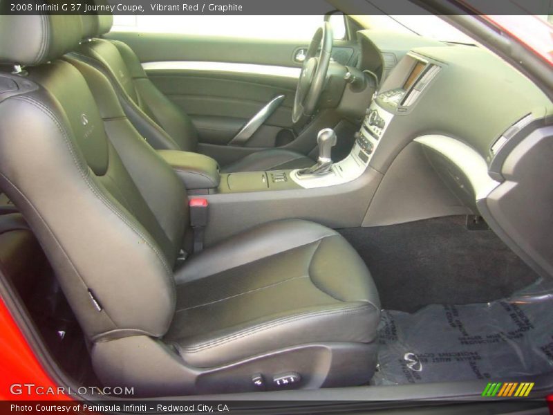  2008 G 37 Journey Coupe Graphite Interior