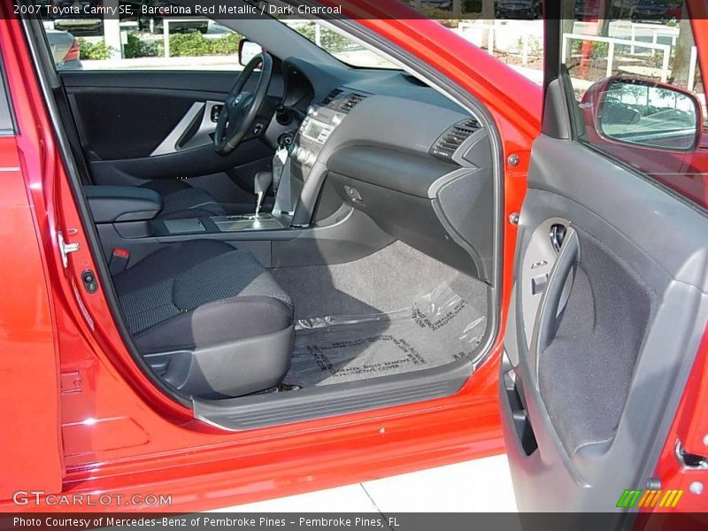 Barcelona Red Metallic / Dark Charcoal 2007 Toyota Camry SE