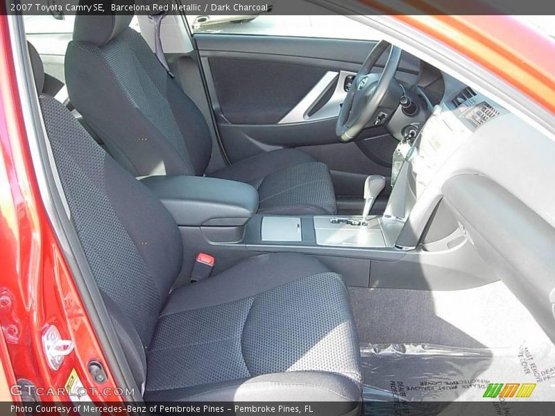 Barcelona Red Metallic / Dark Charcoal 2007 Toyota Camry SE