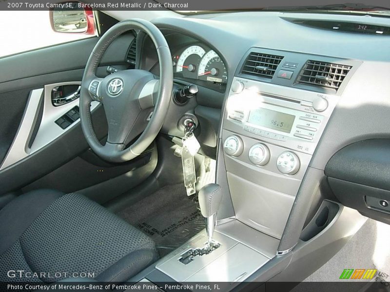 Barcelona Red Metallic / Dark Charcoal 2007 Toyota Camry SE
