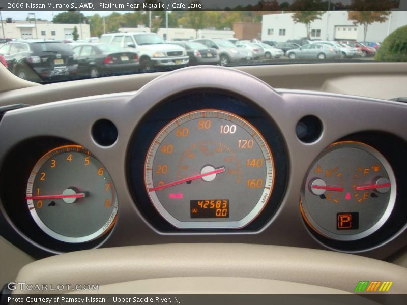 Platinum Pearl Metallic / Cafe Latte 2006 Nissan Murano SL AWD