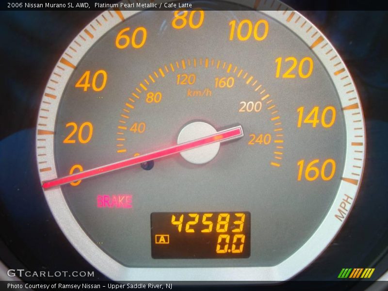 Platinum Pearl Metallic / Cafe Latte 2006 Nissan Murano SL AWD