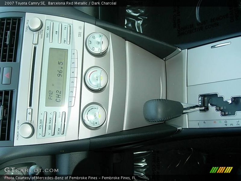Barcelona Red Metallic / Dark Charcoal 2007 Toyota Camry SE