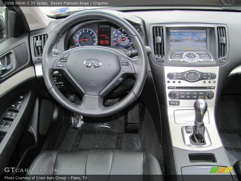 Desert Platinum Beige / Graphite 2008 Infiniti G 35 Sedan
