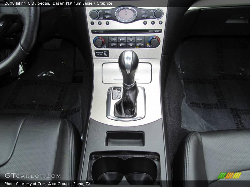 Desert Platinum Beige / Graphite 2008 Infiniti G 35 Sedan