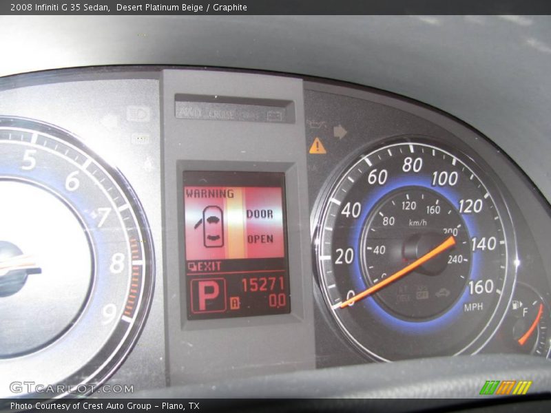Desert Platinum Beige / Graphite 2008 Infiniti G 35 Sedan