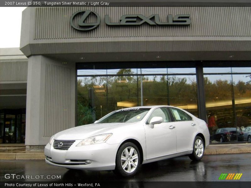 Tungsten Silver Metallic / Light Gray 2007 Lexus ES 350