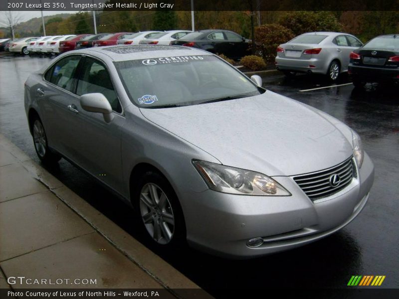 Tungsten Silver Metallic / Light Gray 2007 Lexus ES 350