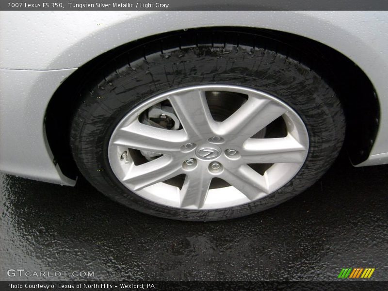 Tungsten Silver Metallic / Light Gray 2007 Lexus ES 350