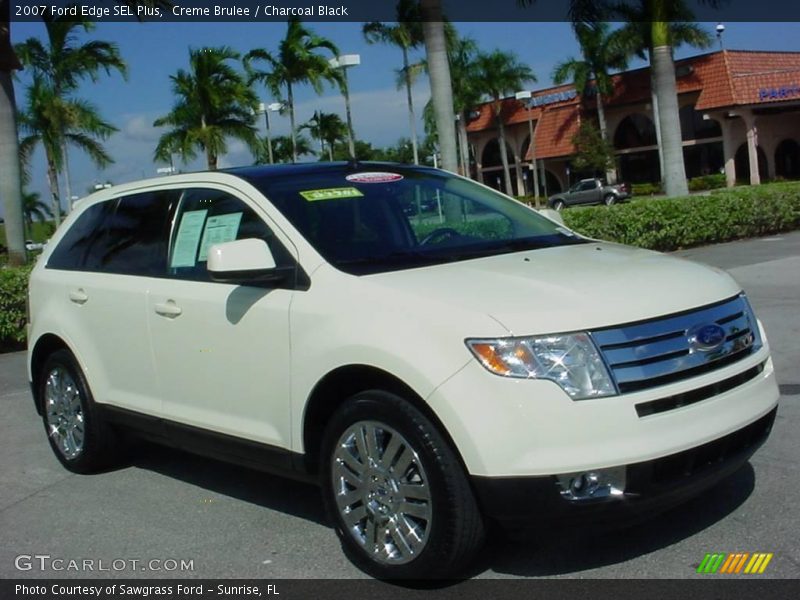 Creme Brulee / Charcoal Black 2007 Ford Edge SEL Plus