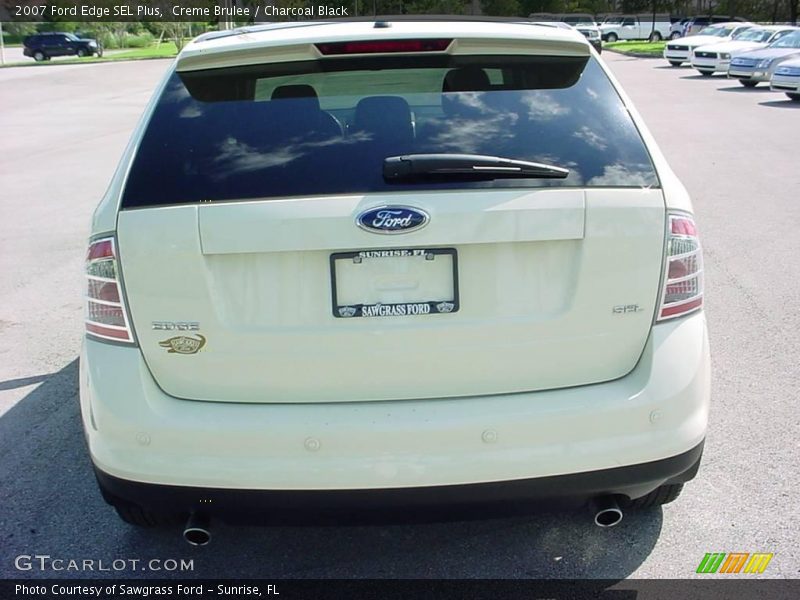 Creme Brulee / Charcoal Black 2007 Ford Edge SEL Plus