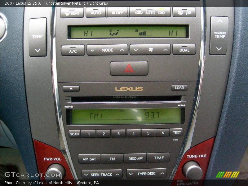 Tungsten Silver Metallic / Light Gray 2007 Lexus ES 350