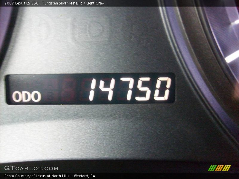 Tungsten Silver Metallic / Light Gray 2007 Lexus ES 350