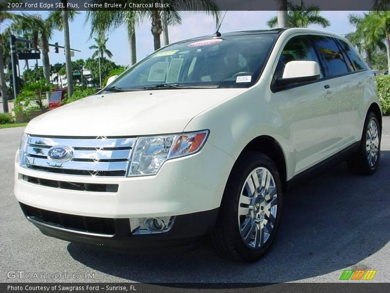 Creme Brulee / Charcoal Black 2007 Ford Edge SEL Plus