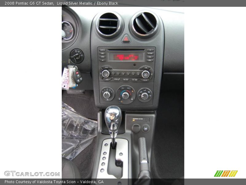 Liquid Silver Metallic / Ebony Black 2008 Pontiac G6 GT Sedan