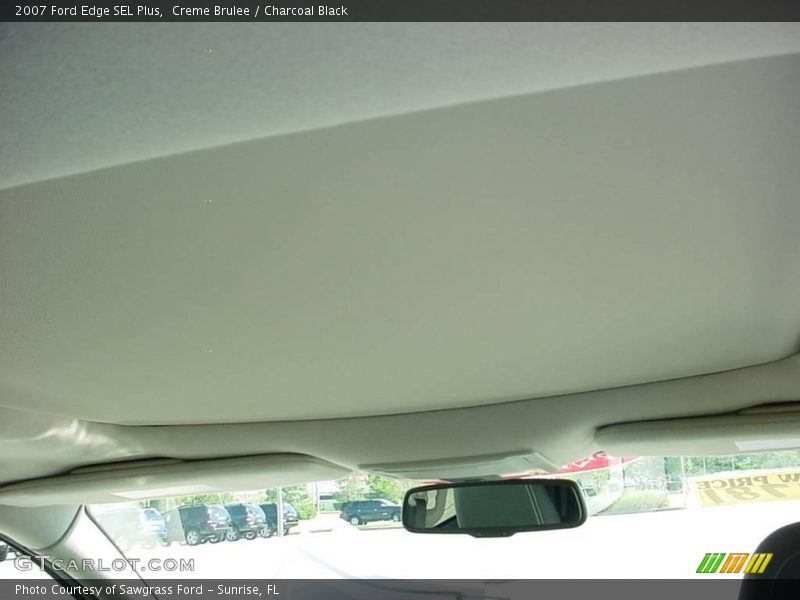 Creme Brulee / Charcoal Black 2007 Ford Edge SEL Plus