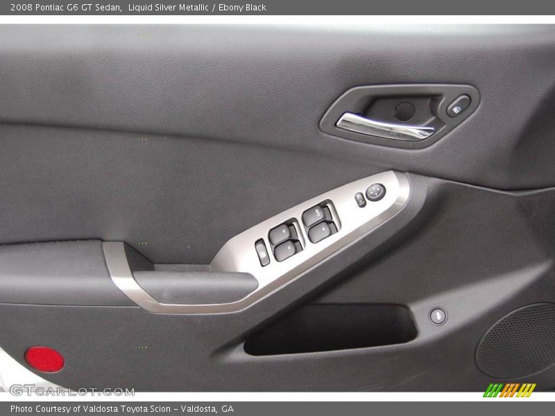 Liquid Silver Metallic / Ebony Black 2008 Pontiac G6 GT Sedan